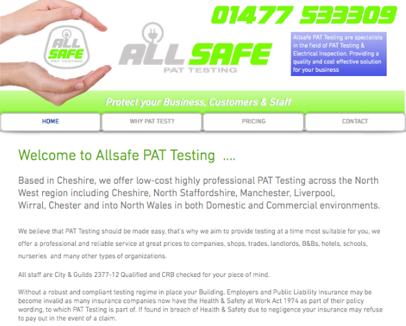 Allsafe Pat Testing