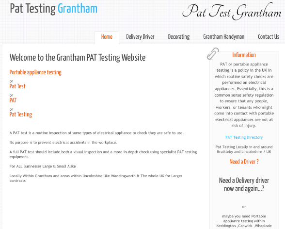 PAT Testing Grantham