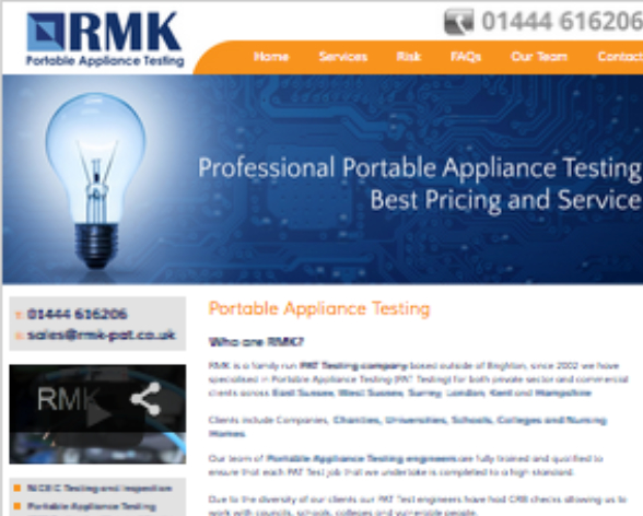 RMK Portable Appliance Testing