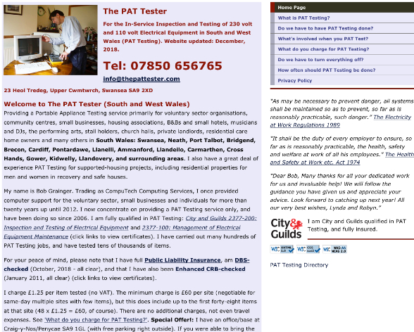 The PAT Tester (South Wales)